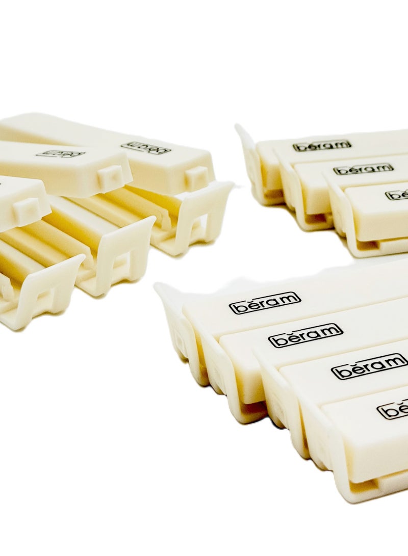 Beram Sealing Clips for Snack Bags, Vacuum Sealers for Packages, Storage for Home and Kitchen, Air Tight Sealing Chip Clips, Aesthetic Kitchen Accessory, Pack of 10 - Image 4