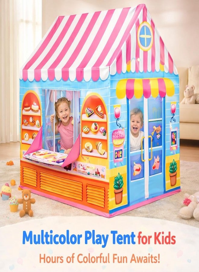 PartyFlex Kids Foldable Play Tent for Boys & Girls Playhouse Indoor Outdoor Camping (Large Size) Hut Type Kids Toys Jumbo Size Theme Play Theme Tent Houses - Image 4