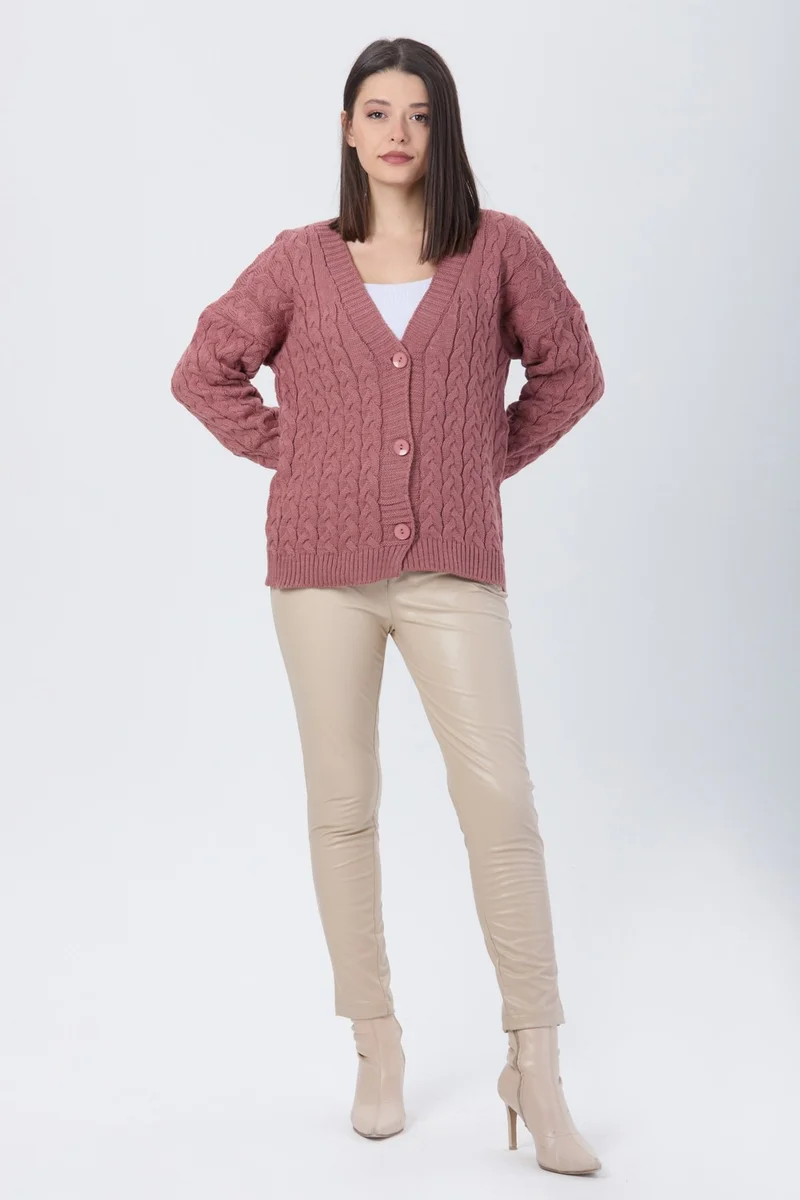 Tofisa 24033-GUL Knitwear Cardigan