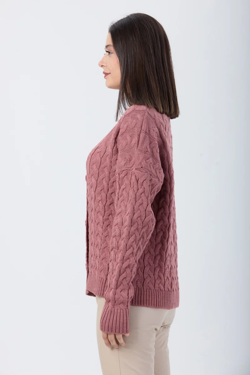 Tofisa 24033-GUL Knitwear Cardigan