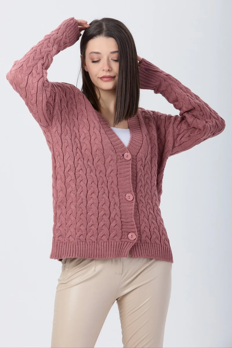 Tofisa 24033-GUL Knitwear Cardigan