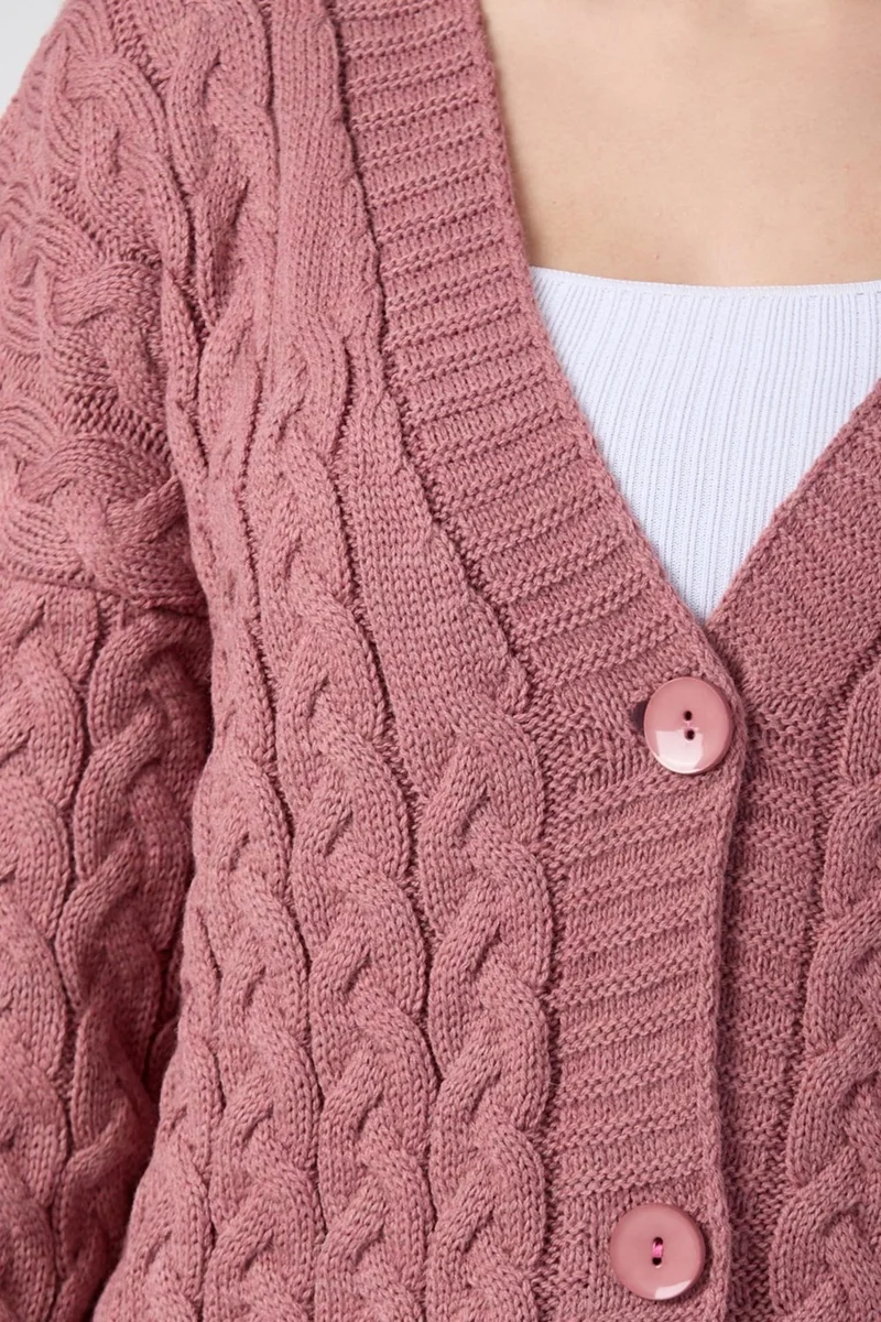 Tofisa 24033-GUL Knitwear Cardigan