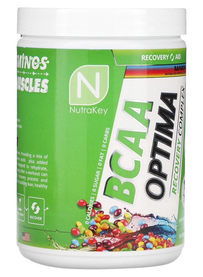 NutraKey BCAA Optima Rainbow 0.75 lbs (342 g) - Image 2