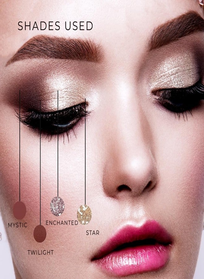 Colorbar Eyeshadow Palette - Richly Pigmented Glitter Eyeshadow - Crease-Proof and Velvety Smooth - Long-lasting Wear - Fairy Tale - 1 oz - Image 5