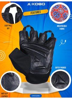 Kobo Gym Weight Lifting Gloves  - Image 3