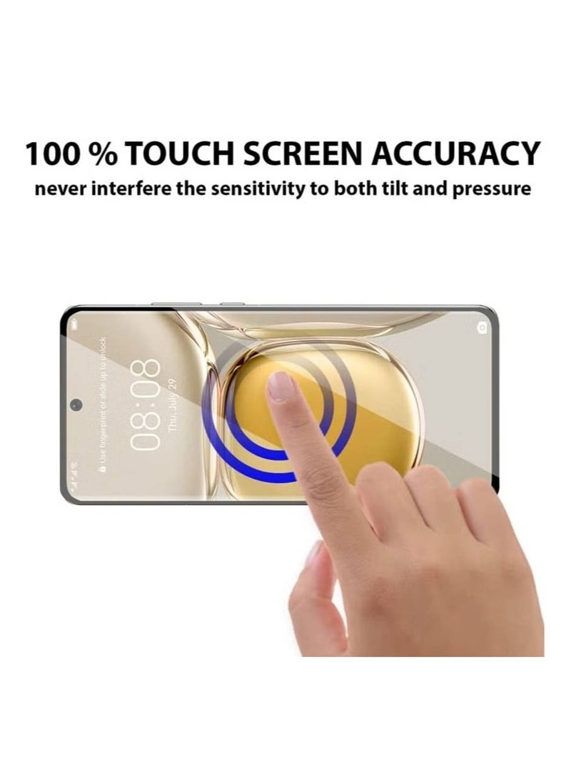 Huawei Honor 50 / Nova 9/Huawei Nova 8 5G/Huawei Nova 8 4G Tempered Glass, 3D Curved Full Glue, (Full Screen Coverage), Touch Sensitive, Anti Scratch(4 Pack) - Image 2