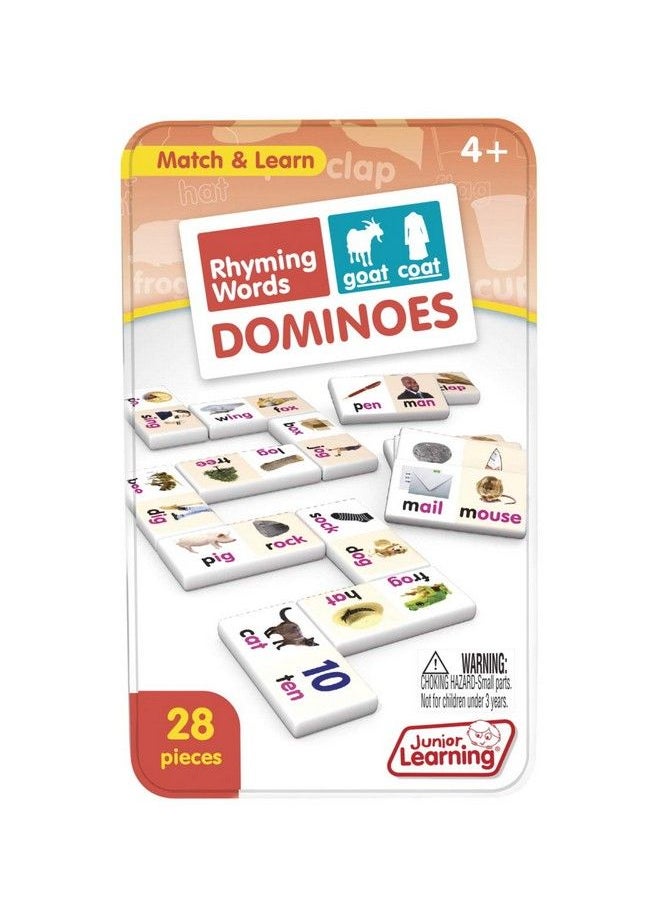 Rhyming Word Dominoes Educational Action Games Multi Model: Jl490