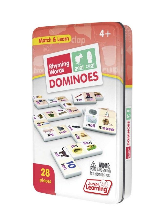 Junior Learning Rhyming Word Dominoes Educational Action Games Multi Model: Jl490  - Image 4