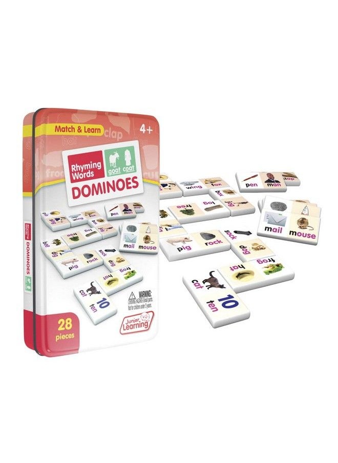 Junior Learning Rhyming Word Dominoes Educational Action Games Multi Model: Jl490  - Image 5