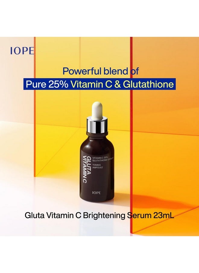 Iope - Gluta Vitamin C Brightening Serum - 25% Pure Vitamin C And 1,000Ppm Glutathione, Anti-Aging, Reduces Dark Spots, Korean Skincare, 0.78Oz. - Image 1