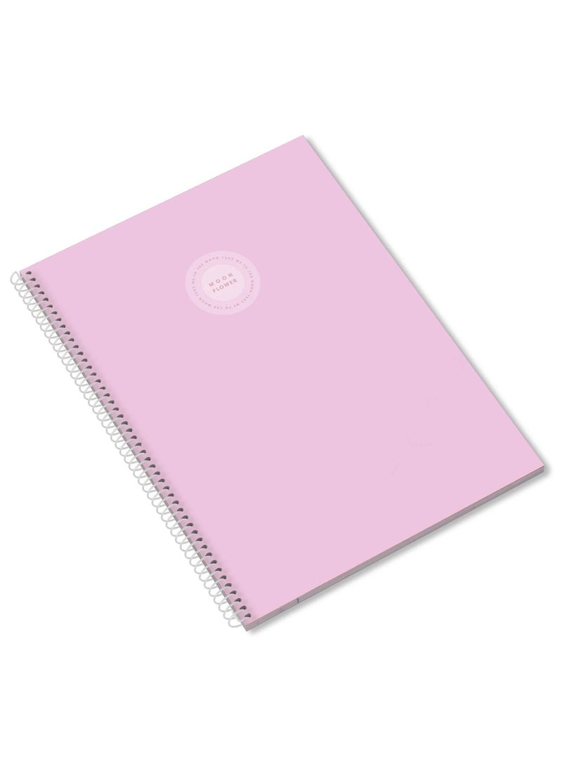 Ambar 1-Piece A4 Size Spiral Notebook Single Lined Ruling Assorted Designs - Image 1