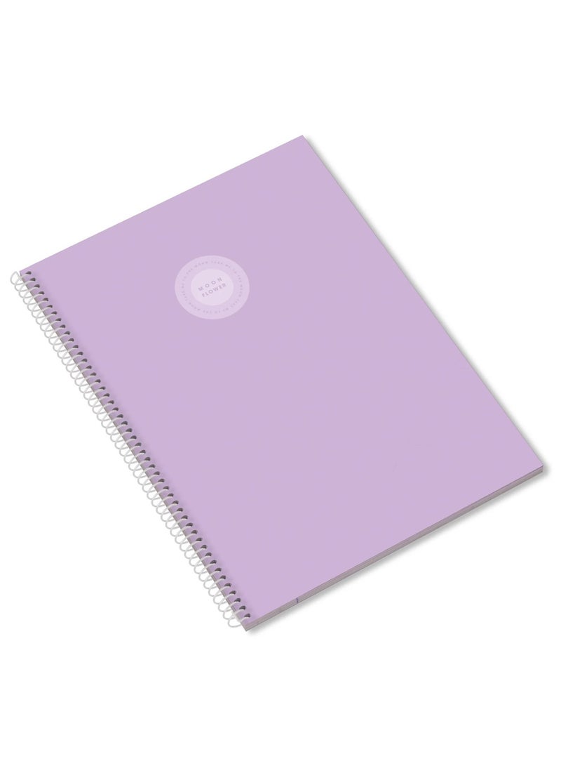 Ambar 1-Piece A4 Size Spiral Notebook Single Lined Ruling Assorted Designs - Image 4