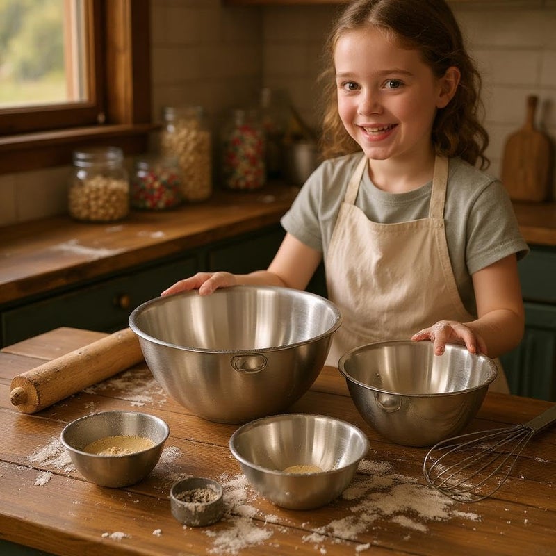 Dexam Stainless Steel Mixing Bowl 17830423, 0.5 Litres - Image 4