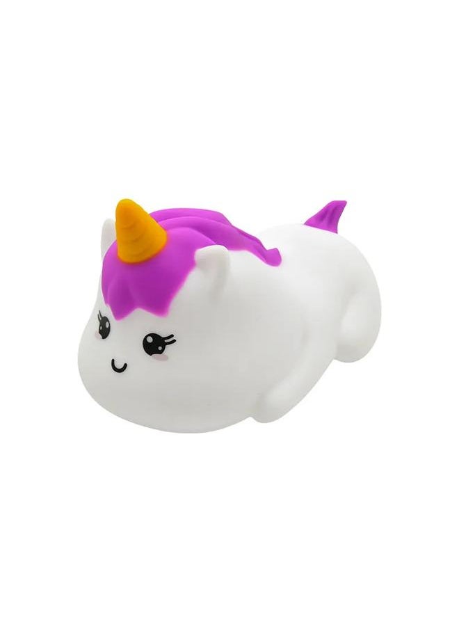 Bluejw New Product Unicorn Pat Light USB Charging Bedside Remote Control Timing Eye Protection Sleep Night Light  - Image 1