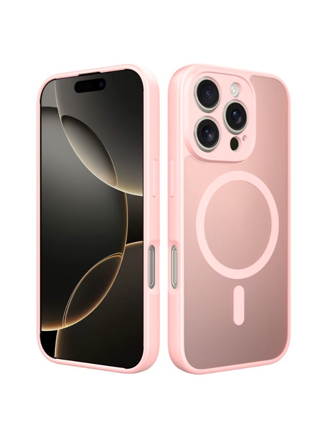 NIBEMINENT Protection Case With Magsafe For iPhone 16 Plus, Light Pink