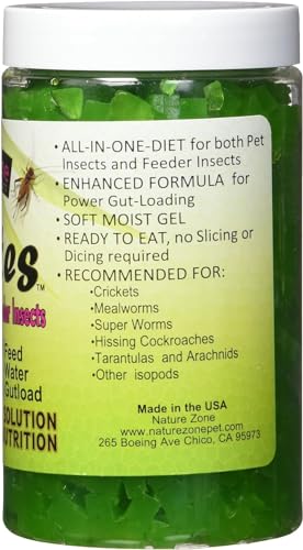Nature Zone SNZ54511 Feeder Insects Total Bites Soft Moist Food with Spirulina, 9-Ounce - Image 2