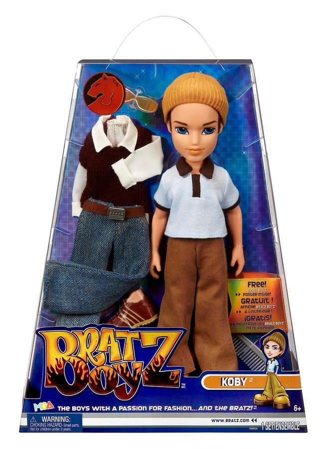 BRATZ Original Fashion Doll Koby Boyz Series 3 With 2 Outfits And Poster, Collectors Ages 6 7 8 9 10+ - Image 1
