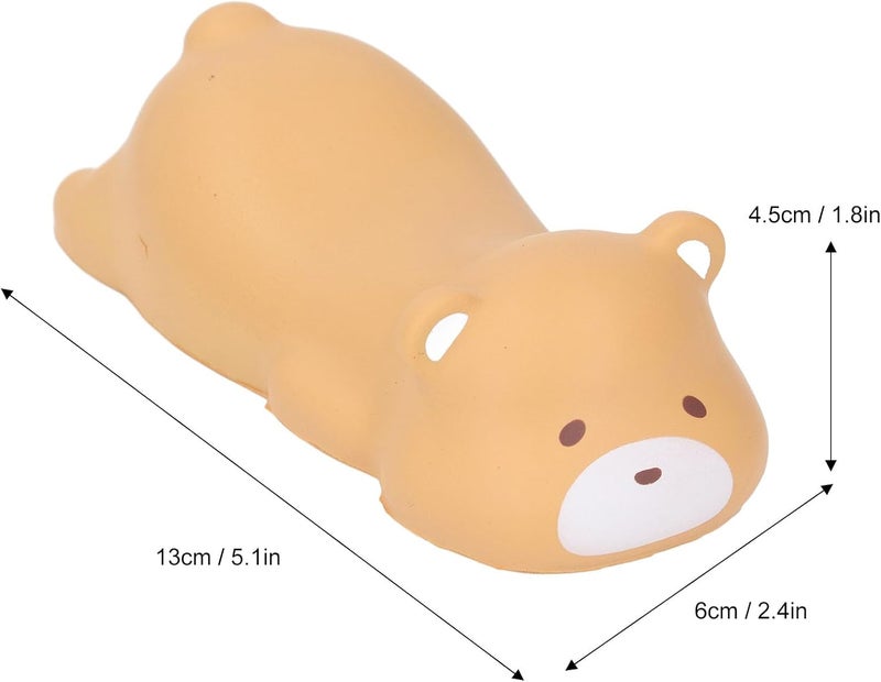 Yechiry Keyboard Wrist Rest, Cartoon Cute Ergonomic Wrist Rest, Animal Mouse Wrist Rest | Desk Wrist Support | Laptop Hand Rest for Computer Mac Gaming Office & Relieve Hand Fatigue (Bear) - Image 4