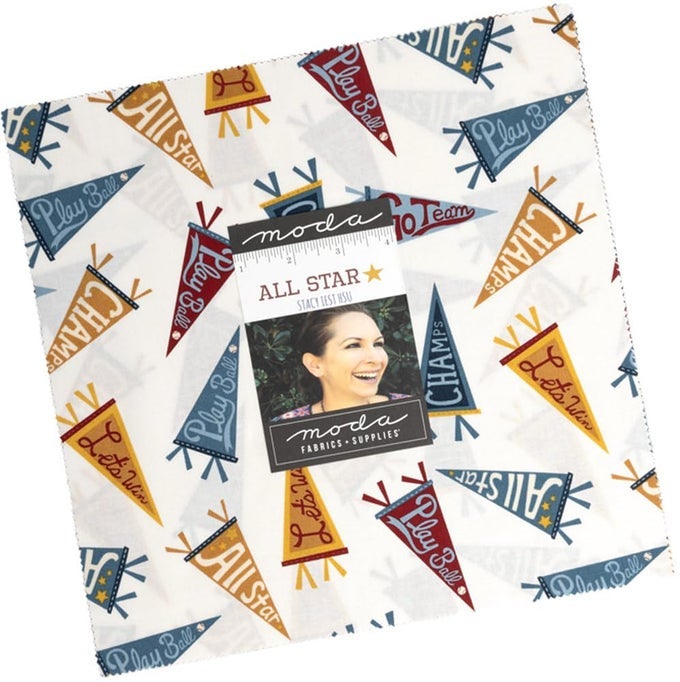 ALL STAR LAYER CAKE 4210 PRECUT FABRIC QUILT SQUARES BY STACY IEST HSU
