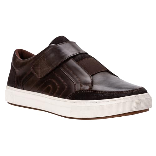 Propét Men's Kade Skate Shoe, Chocolate, 13 X-Wide US - Image 3