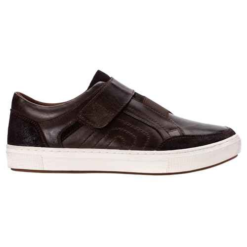 Propét Men's Kade Skate Shoe, Chocolate, 13 X-Wide US - Image 2
