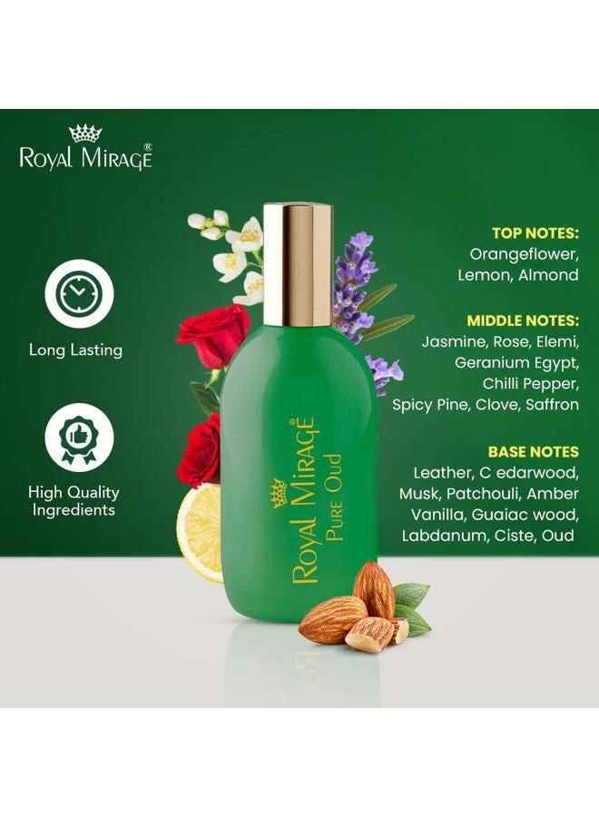 ROYAL MIRAGE Pure Oud Eau De Cologne Perfume For Men, 120 ml - Image 2