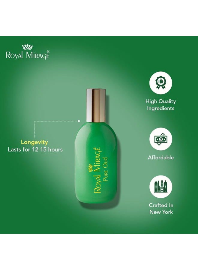 ROYAL MIRAGE Pure Oud Eau De Cologne Perfume For Men, 120 ml - Image 4
