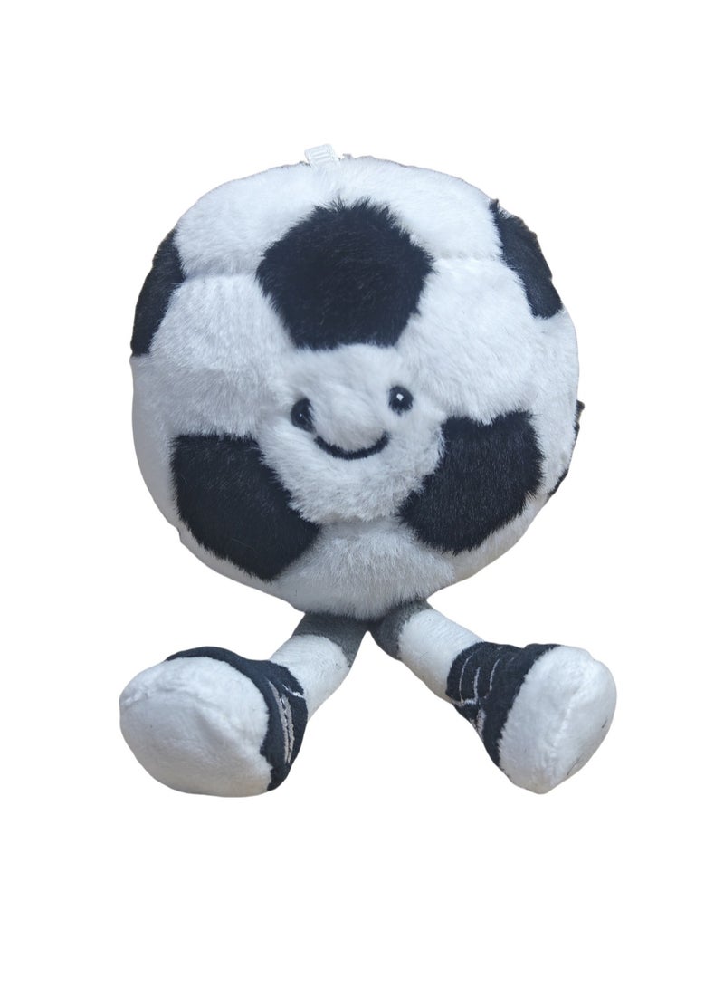 10cm Football Plush Toy Tool Series Pendant, Cute Soft Plush Doll Toy Boy Girl Birthday Gift - Image 1