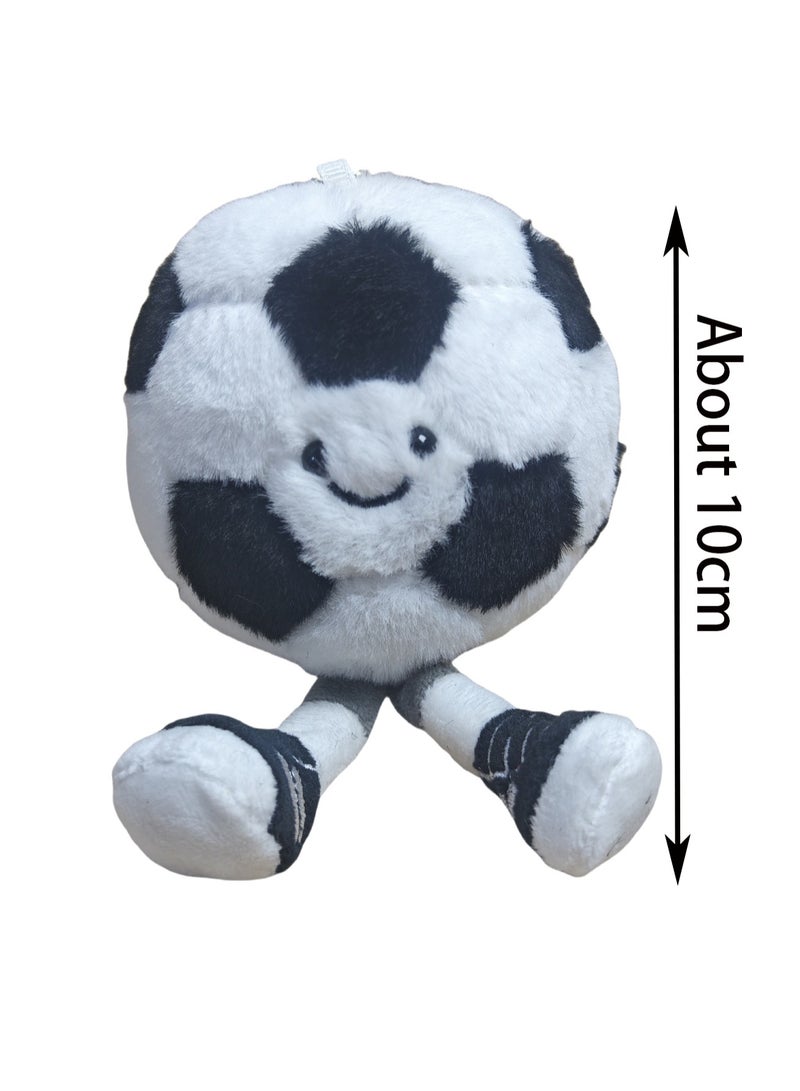 10cm Football Plush Toy Tool Series Pendant, Cute Soft Plush Doll Toy Boy Girl Birthday Gift - Image 2