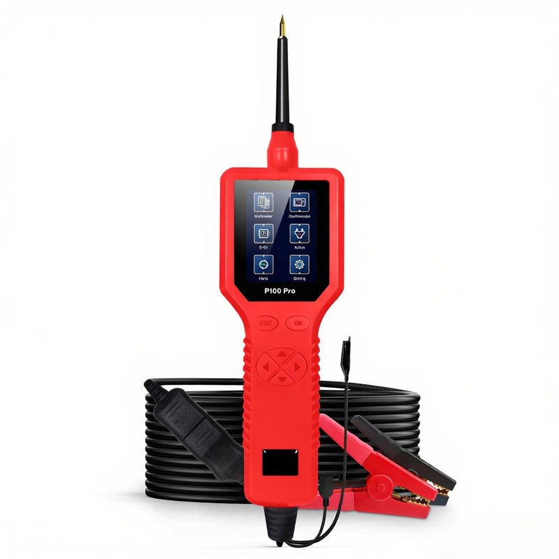 P100 Pro 9-30V Car Circuit Tester Automotive Circuit Diagnostic Tester 12V 24V Circuit Probe Kit Multimeter Digital Oscilloscope Parts Activation/0-5V Adjustable Power Supply/Multiple - Image 1