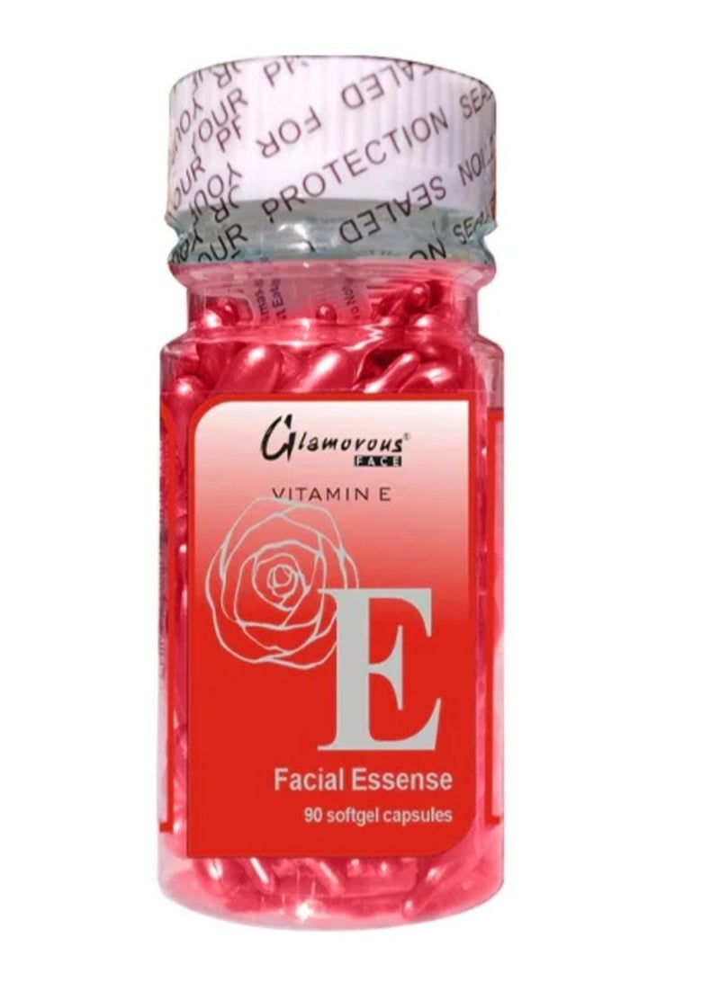 Vitamin Amazing Vitamin E Facial Capsules for Skin, Face and Hair Soft Gels - 90 Capsules