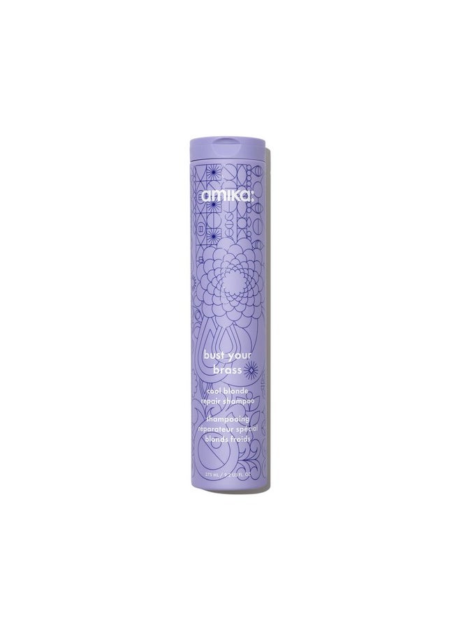 amika Mika Bust Your Brass Cool Blonde Repair Shampoo 275Ml  - Image 2