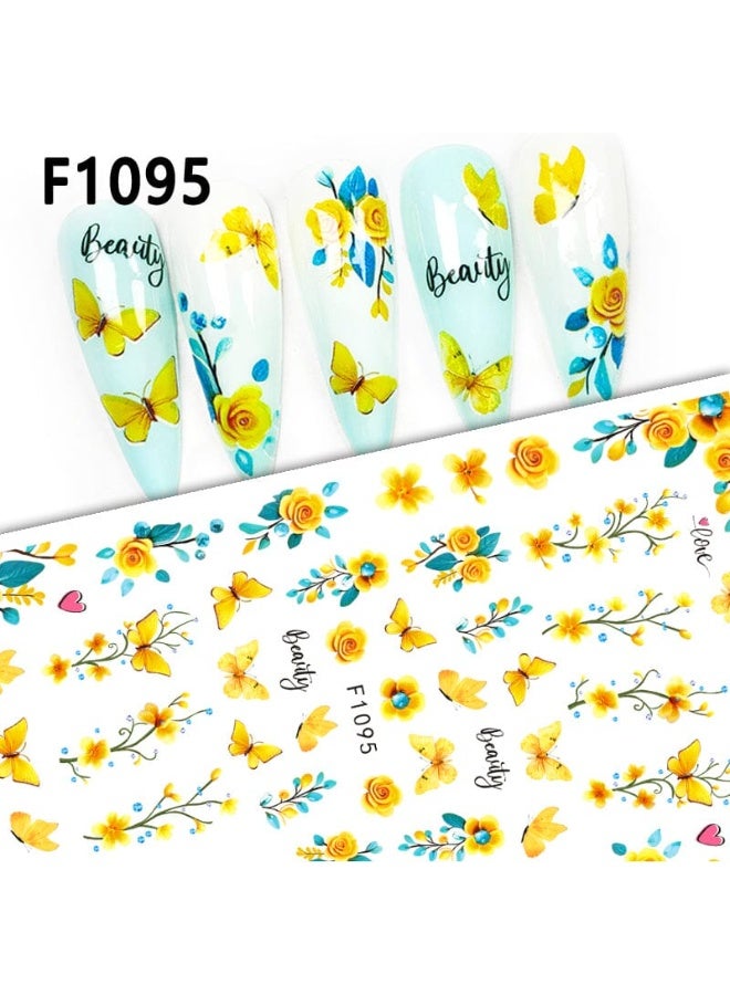 Modern 5D nail stickers - 3D for an attractive nail look in minutes - High-quality sticker compatible with nail polish and gel. - Image 2