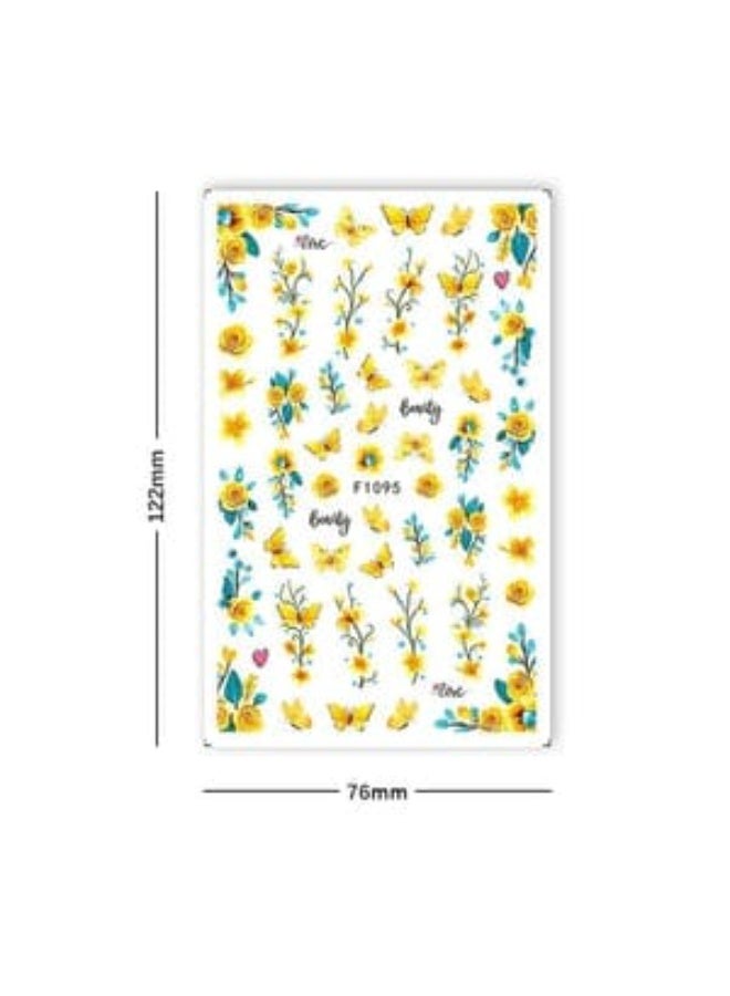 Modern 5D nail stickers - 3D for an attractive nail look in minutes - High-quality sticker compatible with nail polish and gel. - Image 3