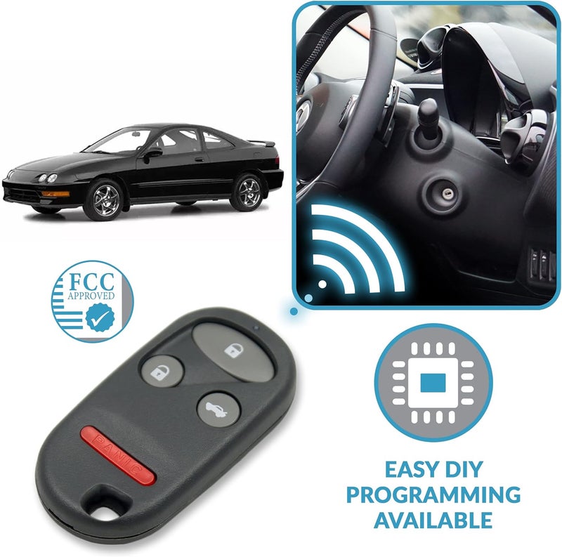 Keyless2Go Replacement for 4 Button Remote Acura A269ZUA108 (2 Pack) - Image 5