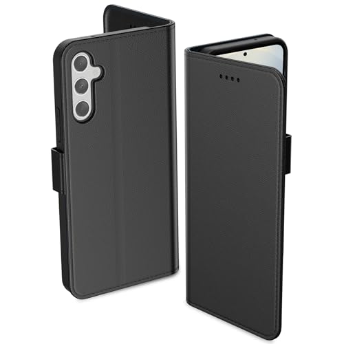 Aiziki for Samsung Galaxy S25 Plus Case, PU Leather Flip Cover Wallet Protector with id Holder Card Slots Magnetic Closure Protective Phone Cover for Galaxy S25 Plus Wallet Case, Black - Image 1