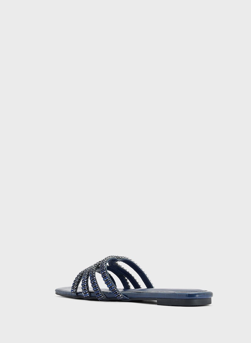 خزانة صندل فلات لامع - Image 2