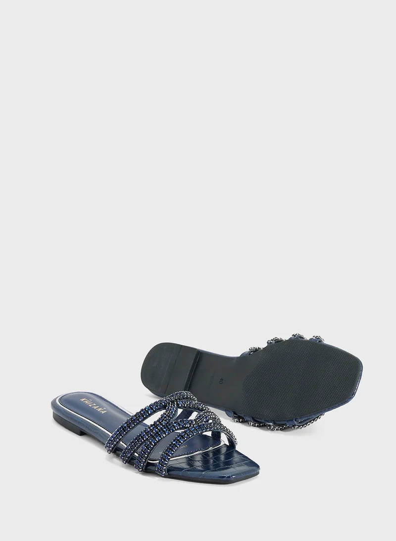 Khizana Sparkly Flat Sandal