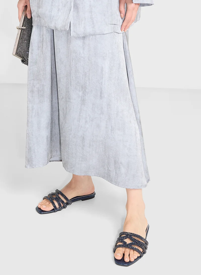 Khizana Sparkly Flat Sandal