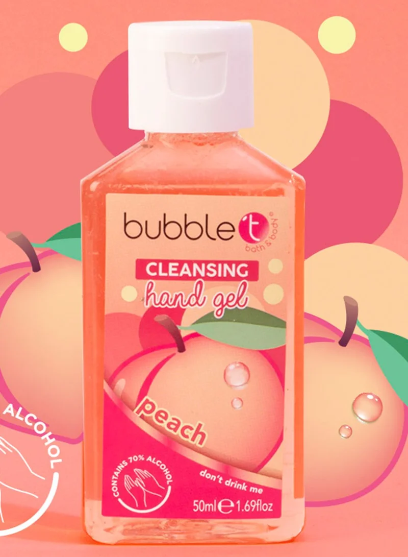 Bubble T Peach Hand Sanitizer 50ml