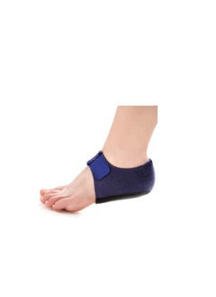 Halamine Heel Cushion, Plantar Fasciitis Socks with Arch Support, Gel Heel Cups for Heel Pain Plantar Fasciitis, Heel Pads Great for Aching Feet, Bone spur, Cracked Heel Repair, Relieve Pain Fast ,1Pair, Blue  - Image 2
