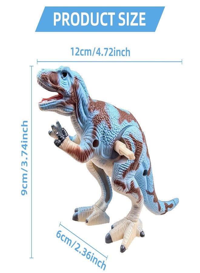 SAURAWAN Allosaurus Wind Up Dinosaur Toys for Kids 1-3 3-5 5-7, Realistic Dino Easter Wind Up Toy, Novelty Jumping ＆ Walking Dinosaur Clockwork for Boys Birthday Gift, Goodie Bag Stuffers, Treasure Box - Image 3