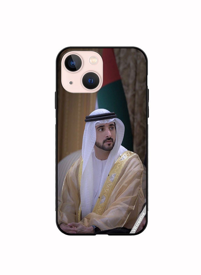 VR CREATIVE Protective Case Cover For Apple iPhone 14 Sheikh Hamdan Bin Mohammed Bin Rashid Al Maktoum Design Multicolour - Image 1