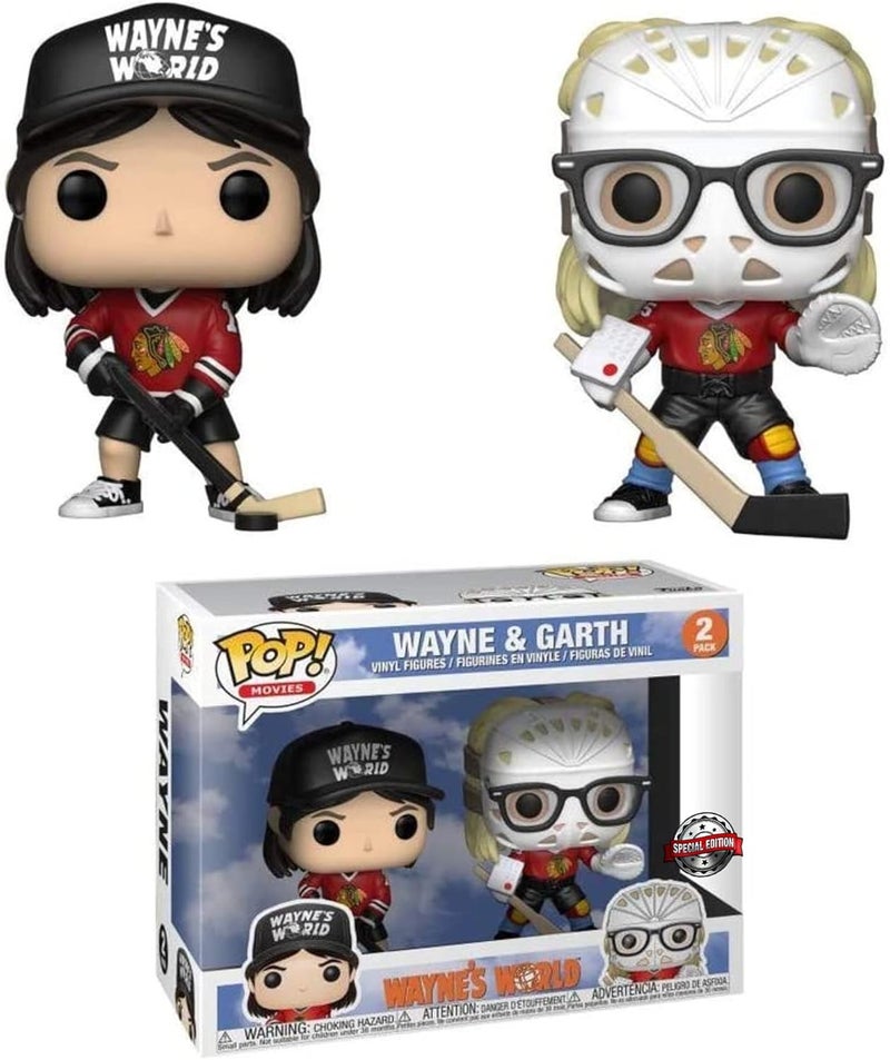 Pop Movies 375 Inch Action Figure Waynes World  Wayne  Garth 2Pack - Image 1
