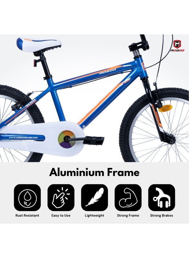 MOGOO Matrix Kids Bmx Aluminum Alloy Lightweight Bike For 5-10 Years Old Boys Girls, Adjustable Height, Handbrakes, Gift For Kids, 16 Inch Bicycle With Training Wheels, 20-Inch With Kickstand - Image 3