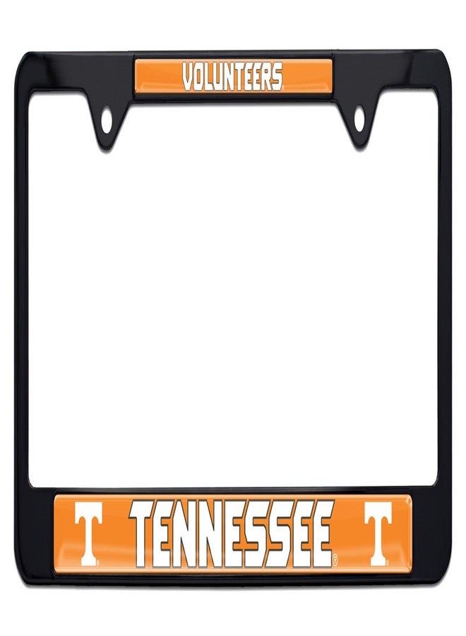 Elektroplate University of Tennessee Volunteers Black License Plate Frame - Image 1