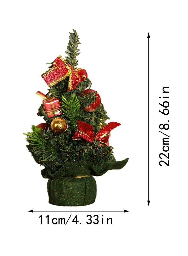 GGOOT 20cm mini  decoration tree for  Day shopping mall decorations, desktop ornaments, small trees, mini  trees, decorating  trees, mini  decorations, suitable for  home decoration, desktop ornaments,  gifts, - Image 3