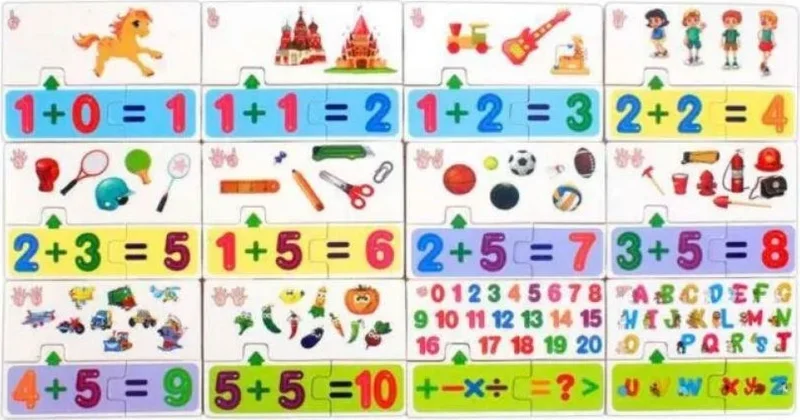 Masho Trend Educational Functional Puzzle Game - Wooden Matching Game - Educational Wooden Toy - Educational Puzzle