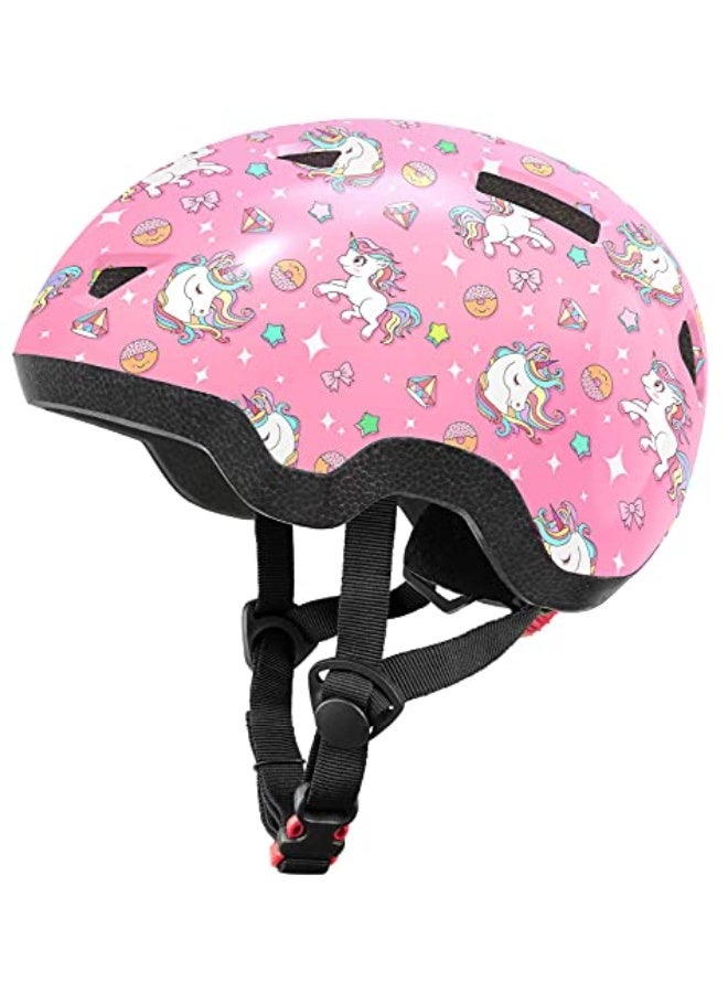 Toddler Bike Helmet for Boys and Girls, Adjustable Kids Helmets from Infant/Baby to Children, 1/2/3/4/5/6/7/8 Years Old  - Image 1