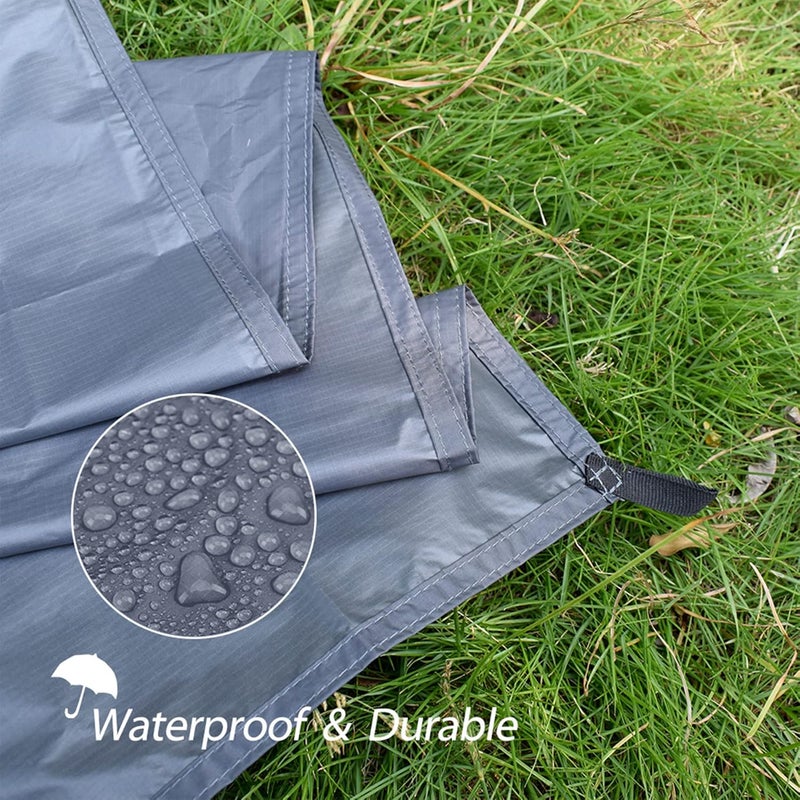GEERTOP Portable Waterproof Tent Footprints Lightweight Camping Tent Ground Sheet Mat Sunshade Shelter for Outdoor Backpacking Hiking Picnic Travel - Image 4